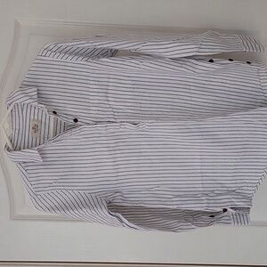 Marine Layer flannel pop over